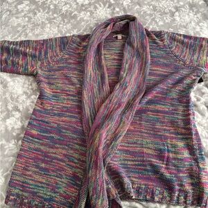 Woman Within Multicolor Women's Cardigan CB